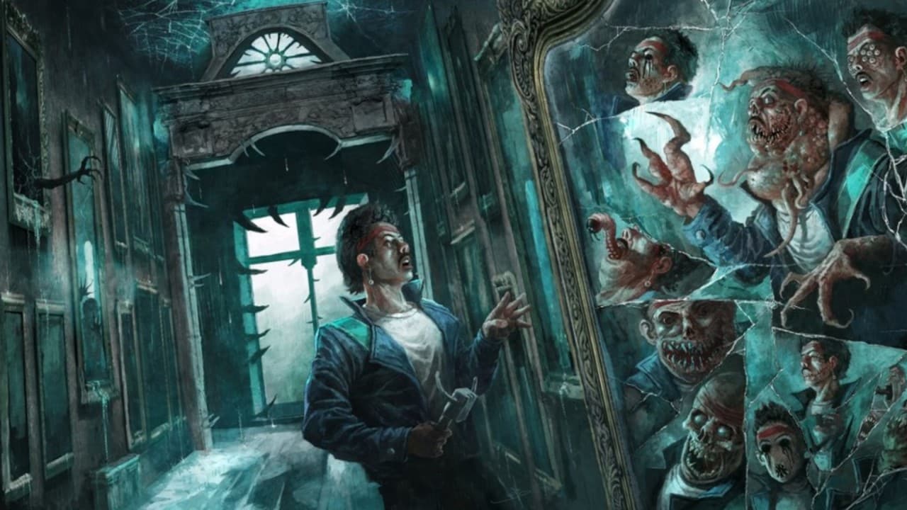 Mirror Room/Fractured Realm | Duskmourn | Art by Helge C. Balzer