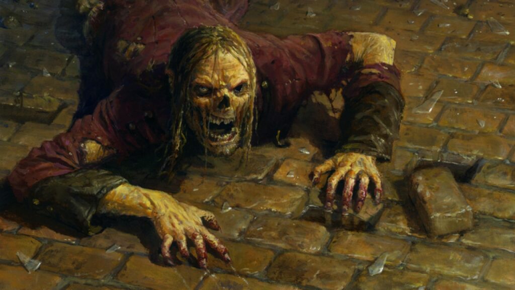 Gravecrawler | Dark Ascension | Art by Steven Belledin