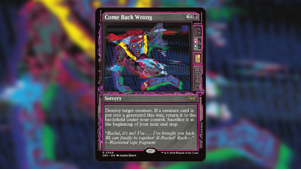 Come Back Wrong