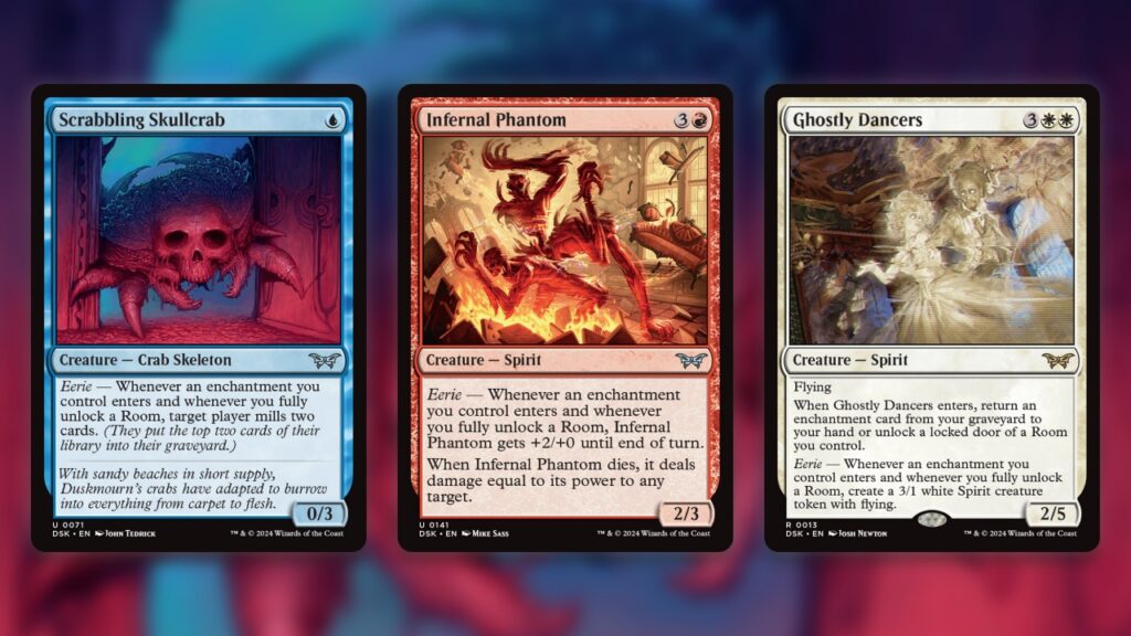 Afraid Mechanic MTG Eerie Cards