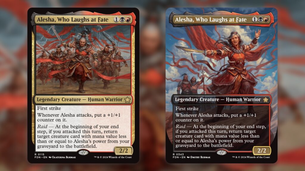 Alesha Who Laughs at Fate MTG