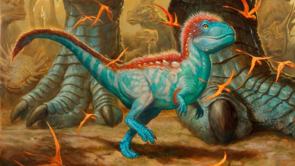 Itzquinth, Firstborn of Gishath | The Lost Caverns of Ixalan | Art by Lars Grant-West