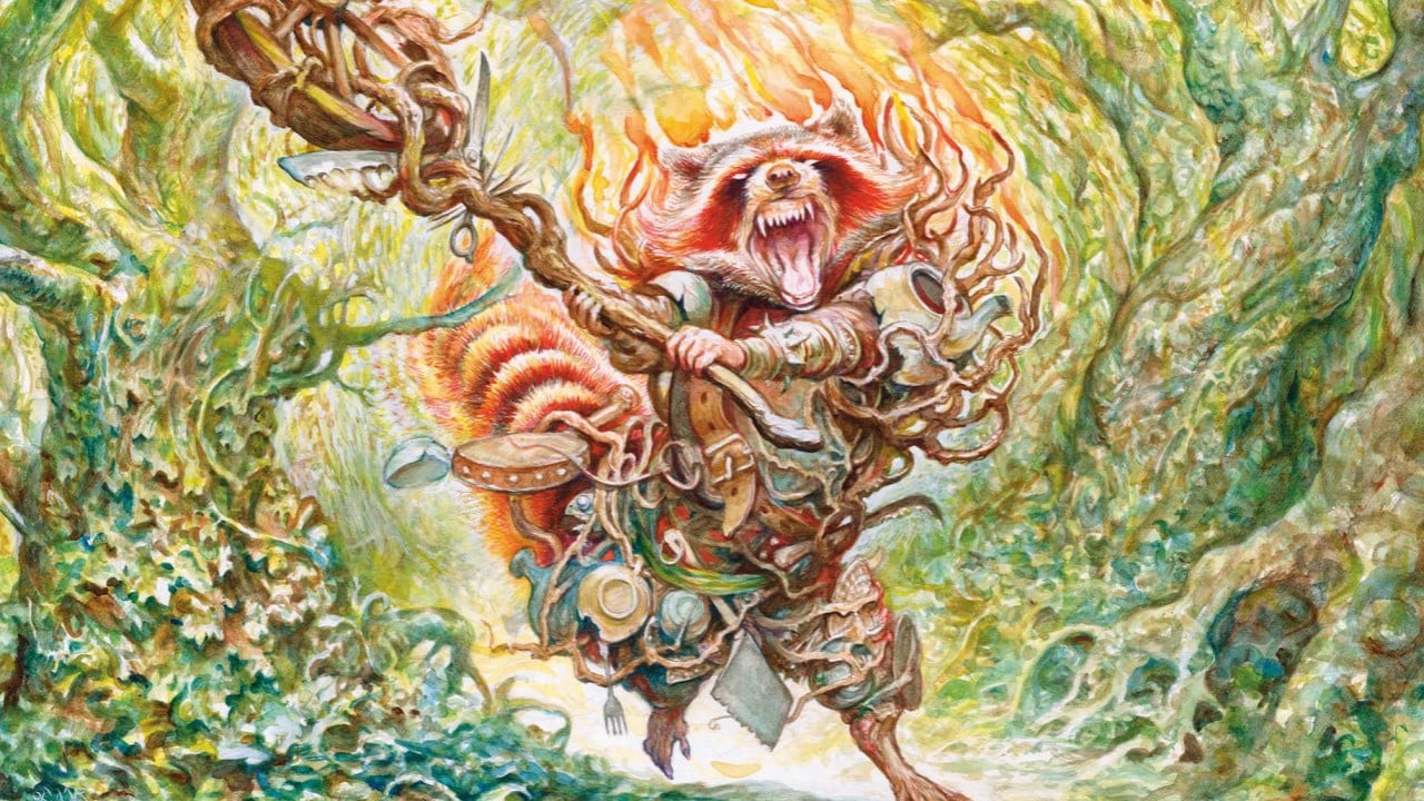 Junkblade Bruiser | Bloomburrow | Art by Omar Rayyan
