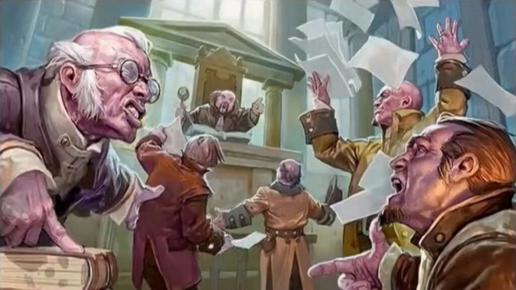 Commander Power Level MTG Disorder in the Court