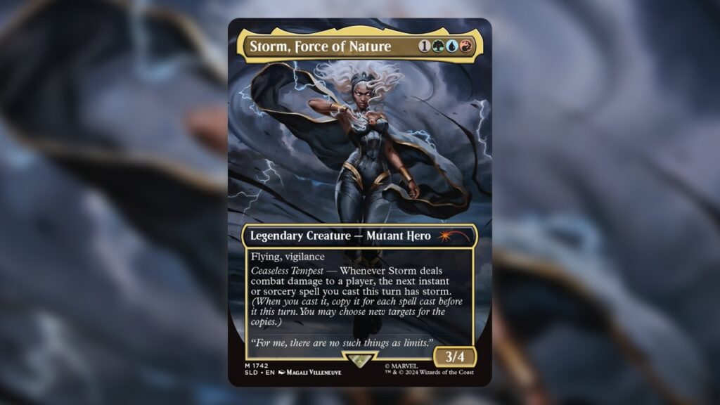Marvel Commanders Ranked MTG Storm, Force of Nature