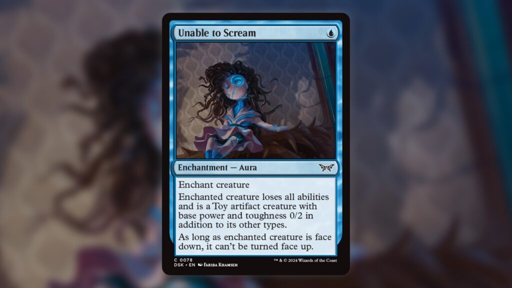 Unable to Scream MTG