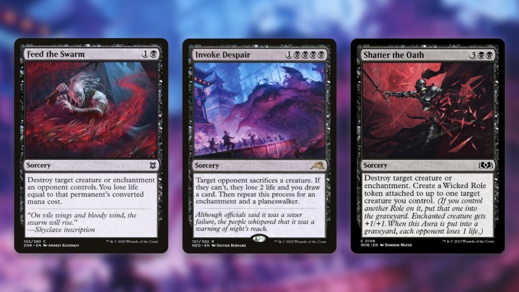 Withering Torment MTG Black Enchantment Removal