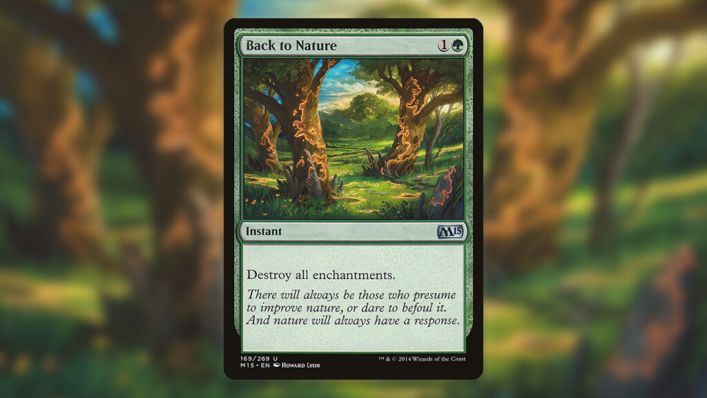 Back to Nature