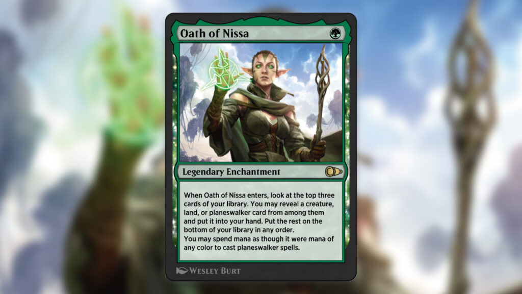 Behold the Beyond Pioneer Masters Oath of Nissa