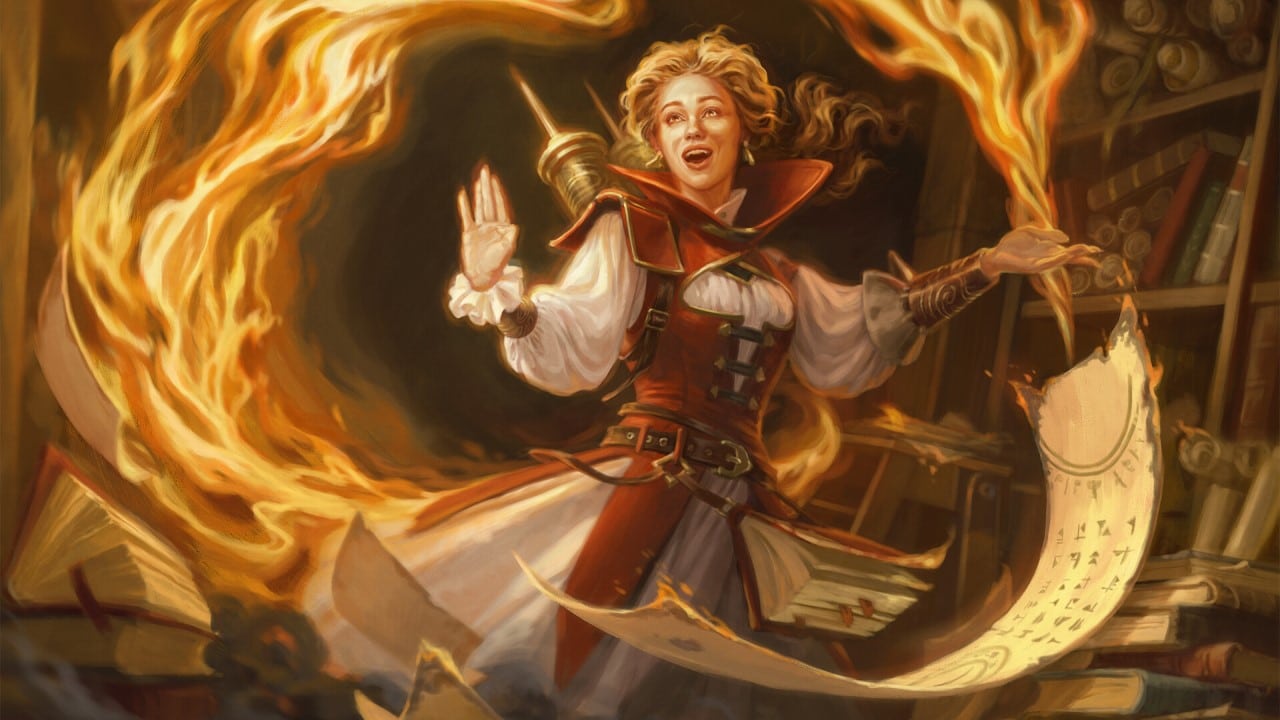 Scholar of Combustion | MTG Foundations Jumpstart | Art by Nereida