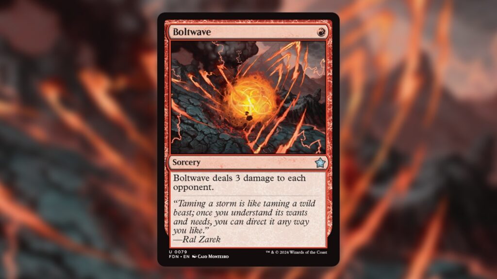 Best Cards MTG Foundations Boltwave