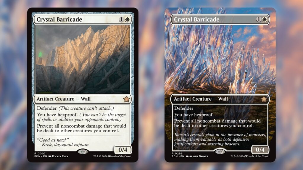 Best Cards MTG Foundations Crystal Barricade
