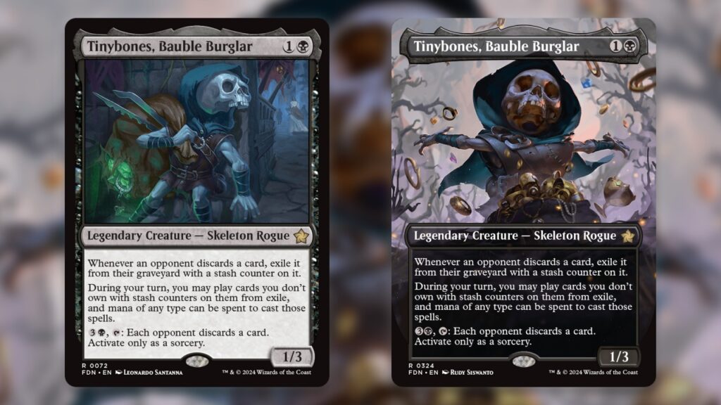 Best Commanders MTG Foundations Tinybones, Bauble Burglar