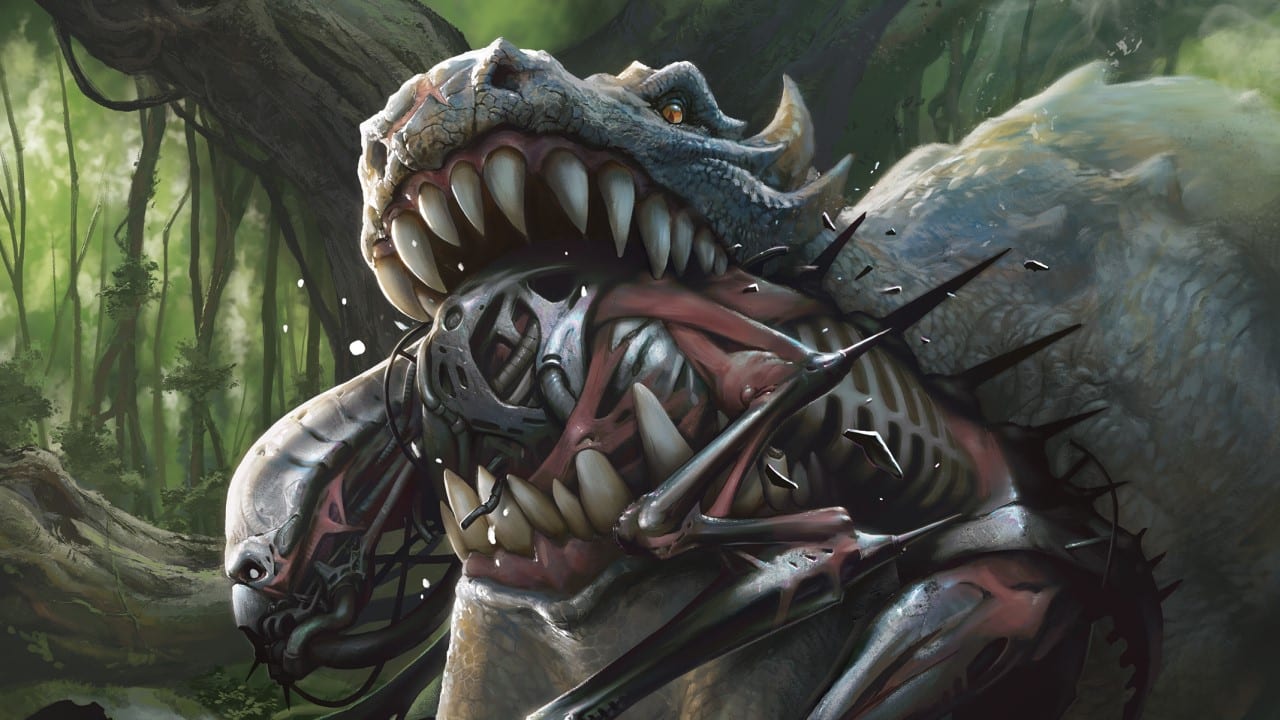 Bite Down | Dominaria United | Art by Kitt Lapeña