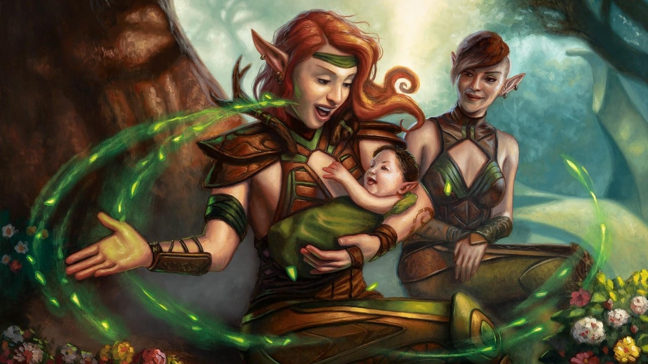 Llanowar Elves | MTG Foundations Jumpstart | Art by Eric Wilkerson