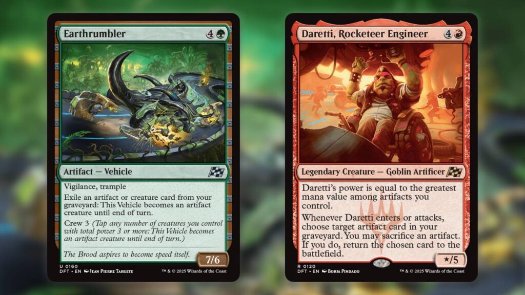 MTG Aetherdrift Leak Vehicles Showcase Racing