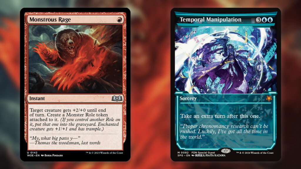 Monstrous Rage and Temporal Manipulation Ban