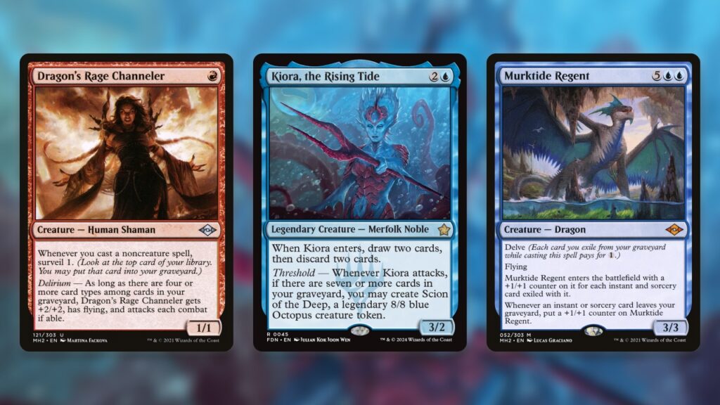 MTG Foundations Modern Kiora Murktide