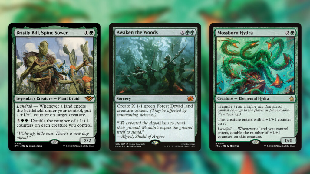 Mono-Green MTG Standard Landfall