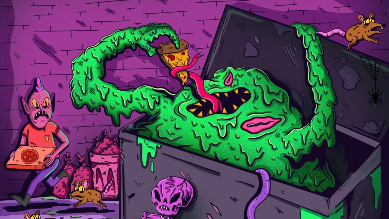 Scavenging Ooze | Secret Lair | Art by Wizard of Barge