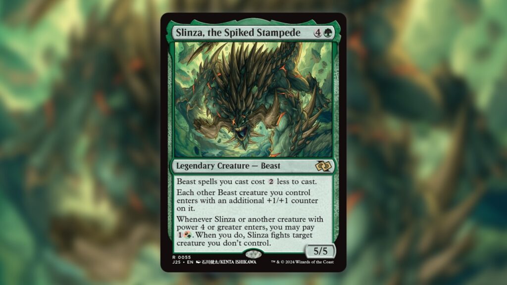 Slinza, the Spiked Stampede