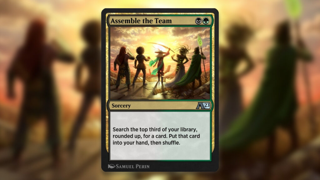 Assemble the Team