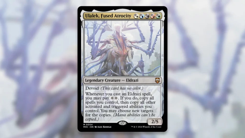 Best MTG Commanders 2024 Ulalek, Fused Atrocity