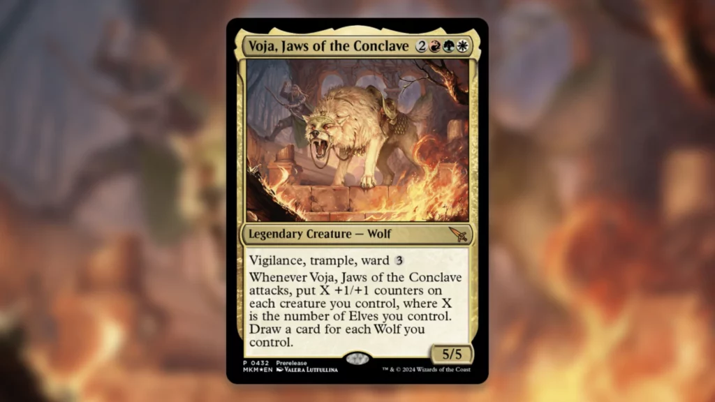 Best MTG Commanders 2024 Voja, Jaws of the Conclave