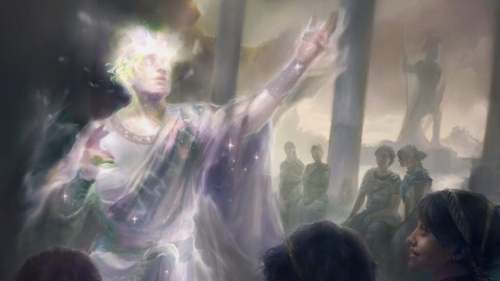 Eidolon of Rhetoric | Journey into Nyx | Art by Ryan Yee