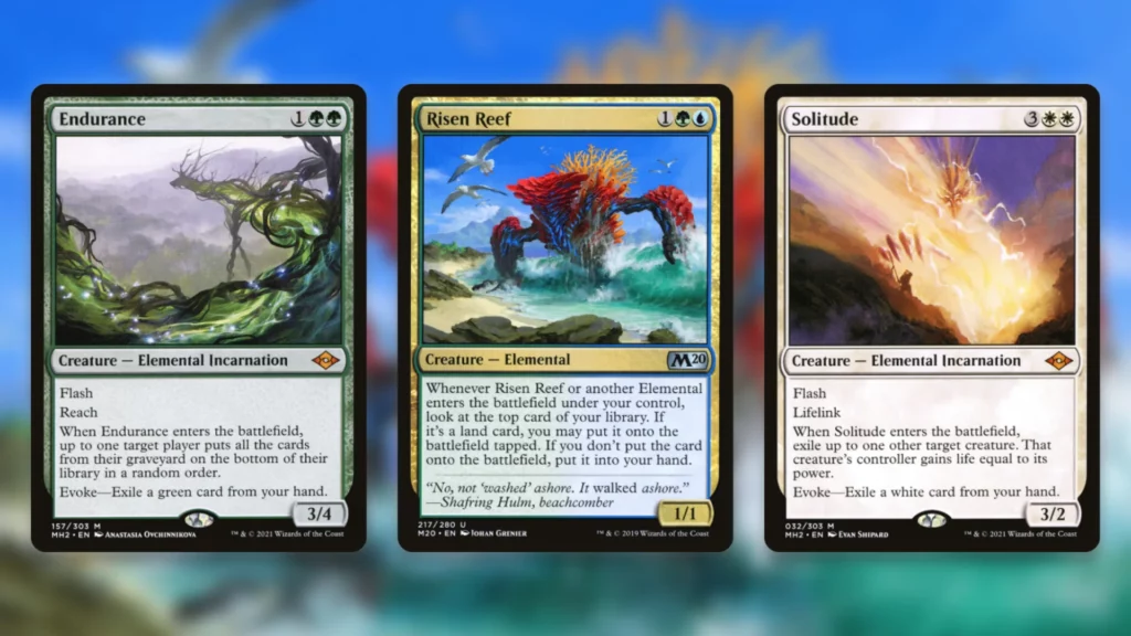 Four Color Keruga MTG Elementals