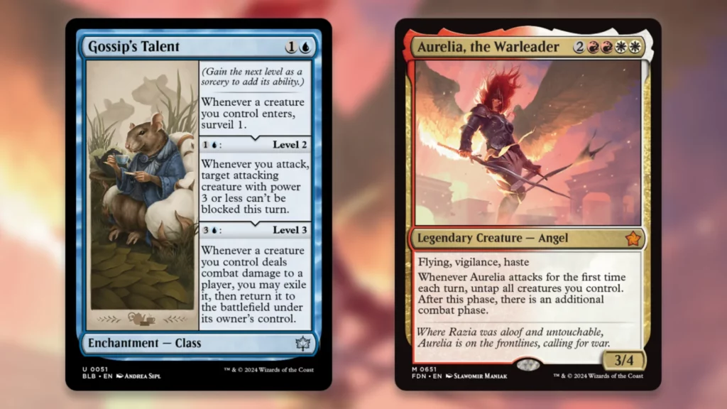 Gossip's Talent Aurelia Combo MTG