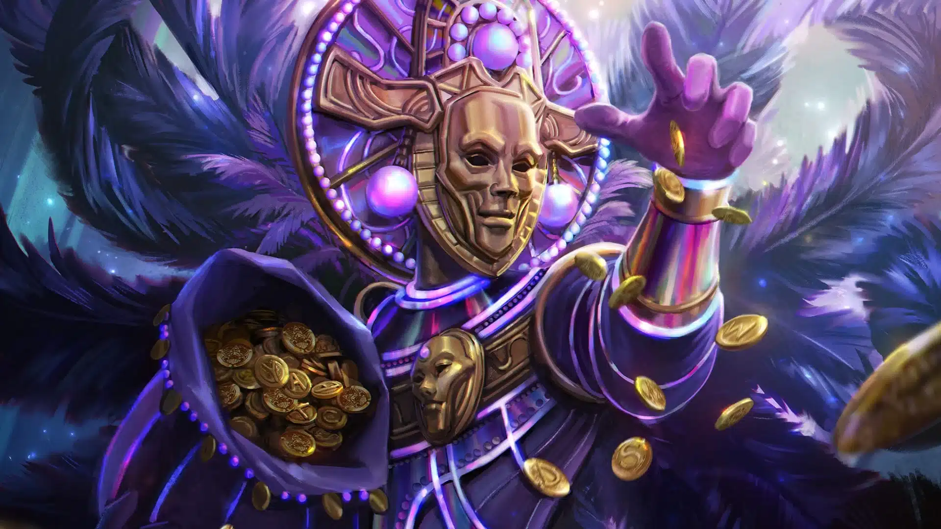 Gray Merchant of Alphabet | Unfinity | Art by Yangtian Li