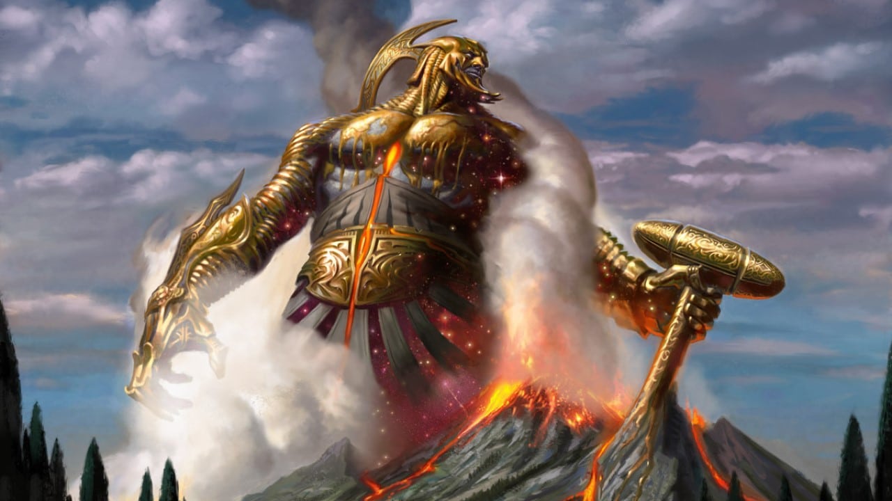 Purphoros, God of the Forge | Theros | Art by Eric Deschamps