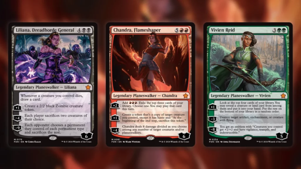 Planeswalker Changes MTG Mono Color