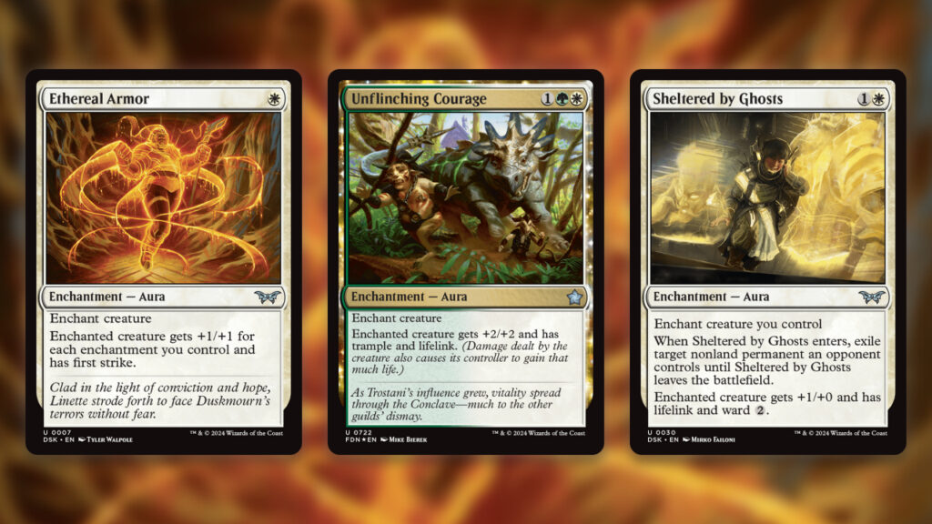 Selesnya Enchantments MTG Standard Auras