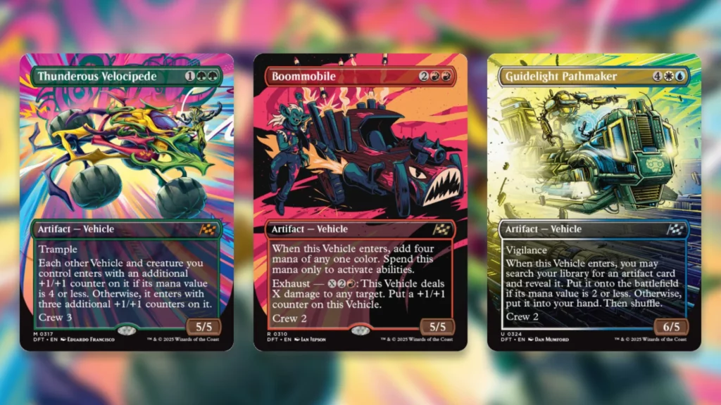 Aetherdrift Card Treatments Borderless Revved Up
