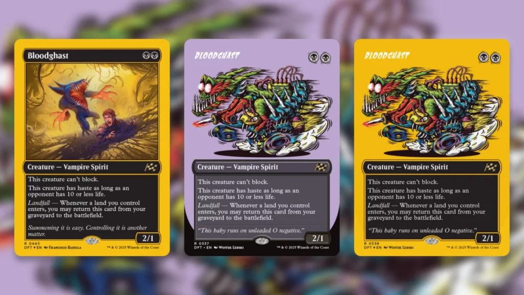 Bloodghast MTG Aetherdrift Alternate Treatments