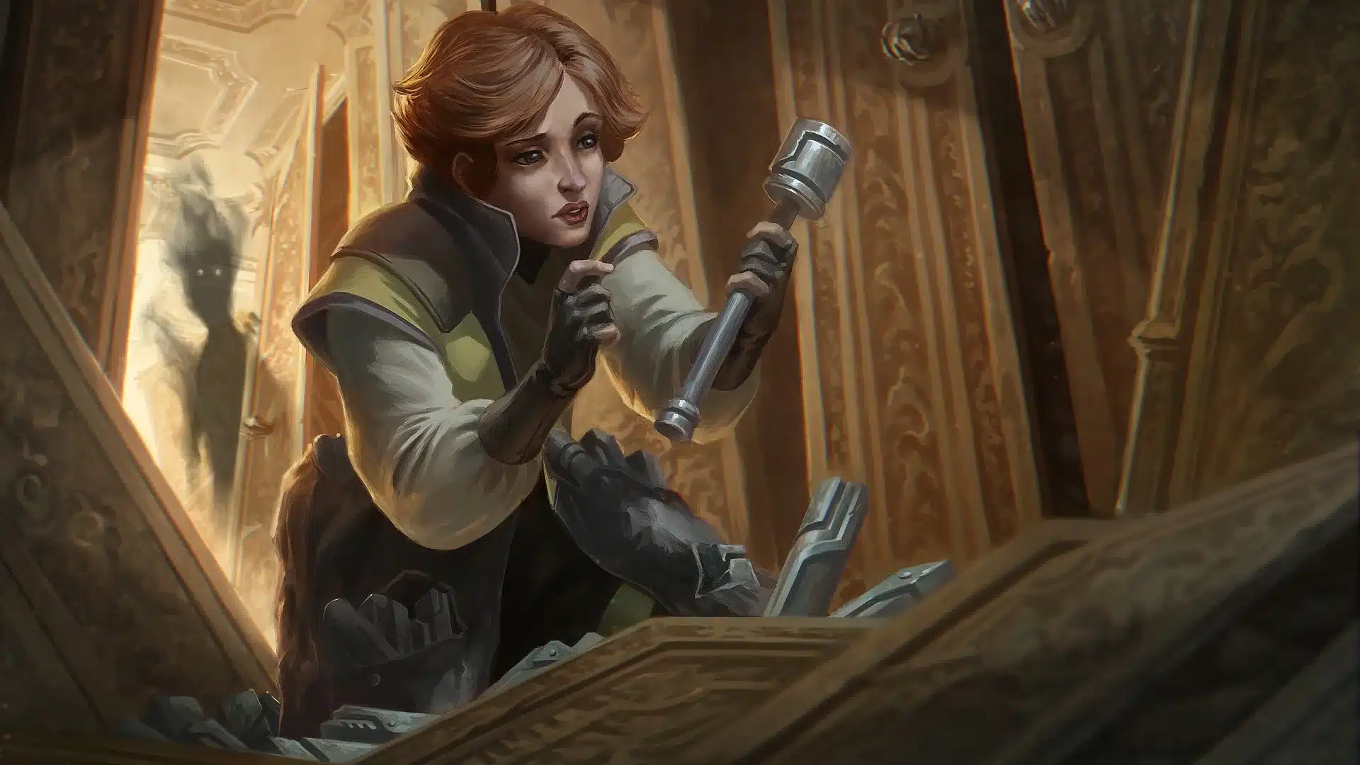 Optimistic Scavenger | Duskmourn: House of Horror | Art by Brian Valeza