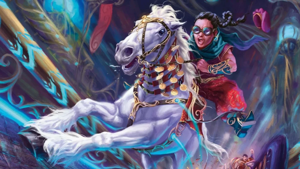 Gilded Ghoda | Aetherdrift | Art by Alexandre Honoré