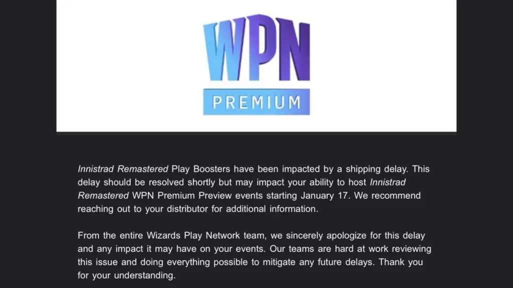 Innistrad Remastered Delay