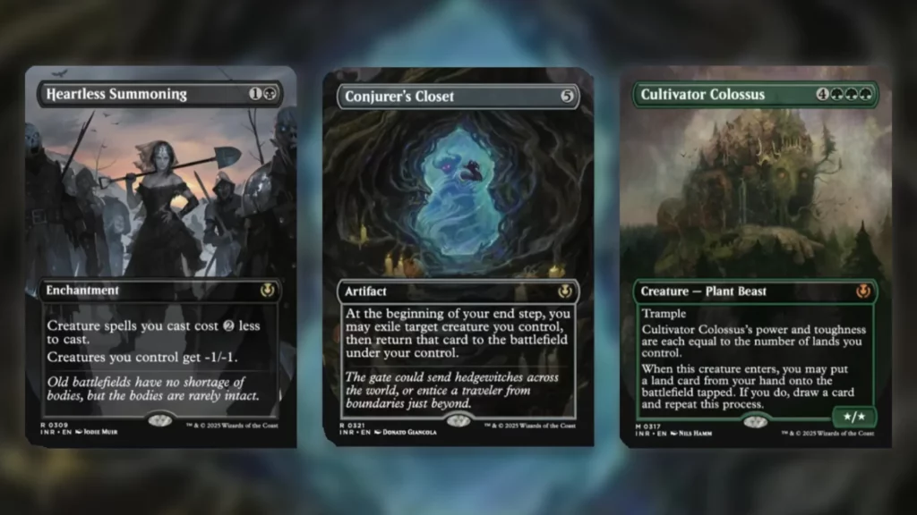Innistrad Remastered Wednesday Previews Borderless Cards