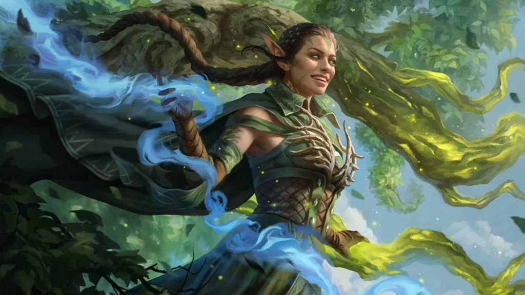 Nissa, Worldsoul Speaker | Aetherdrift Commander | Art by Magali Villeneuve