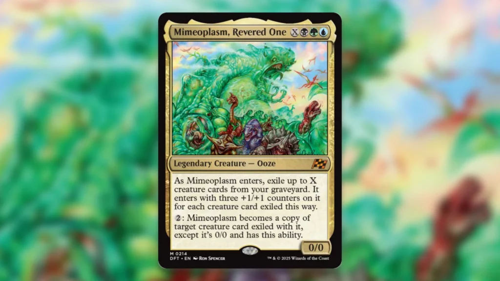 MTG Legends Aetherdrift Mimeoplasm, Revered One