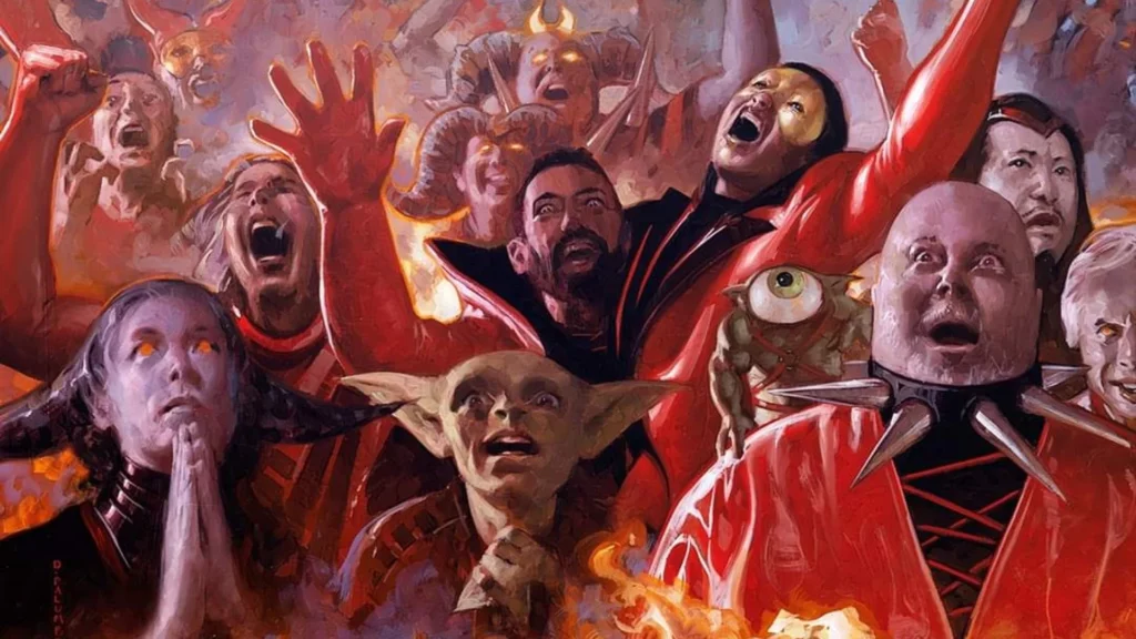 Showstopping Surprise | Murders at Karlov Manor Commander Decks | Art by David Palumbo