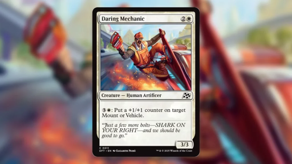 Mario Kart MTG Aetherdrift Daring Mechanic