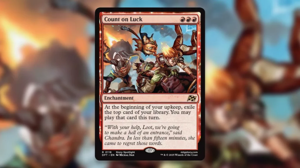 Mono Red Aetherdrift Count on Luck