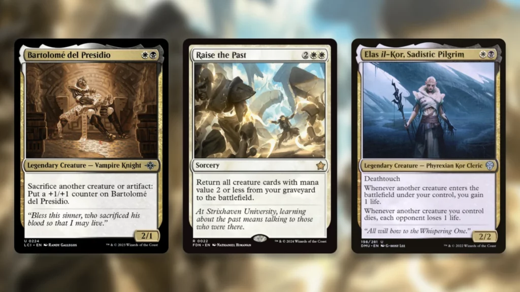 Raise the Past Combo MTG Standard