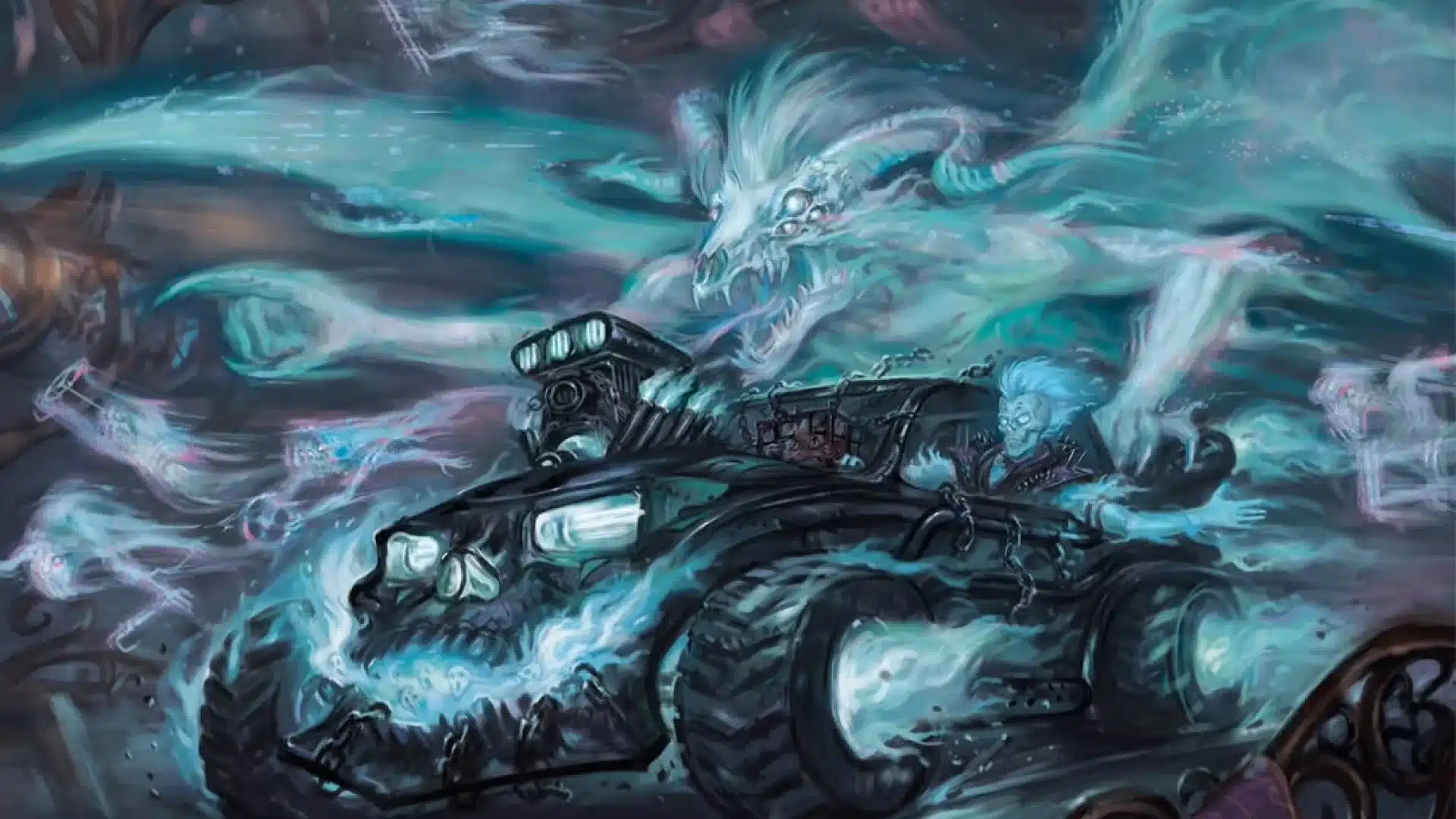 The Last Ride | Aetherdrift | Art by Michele Giorgi