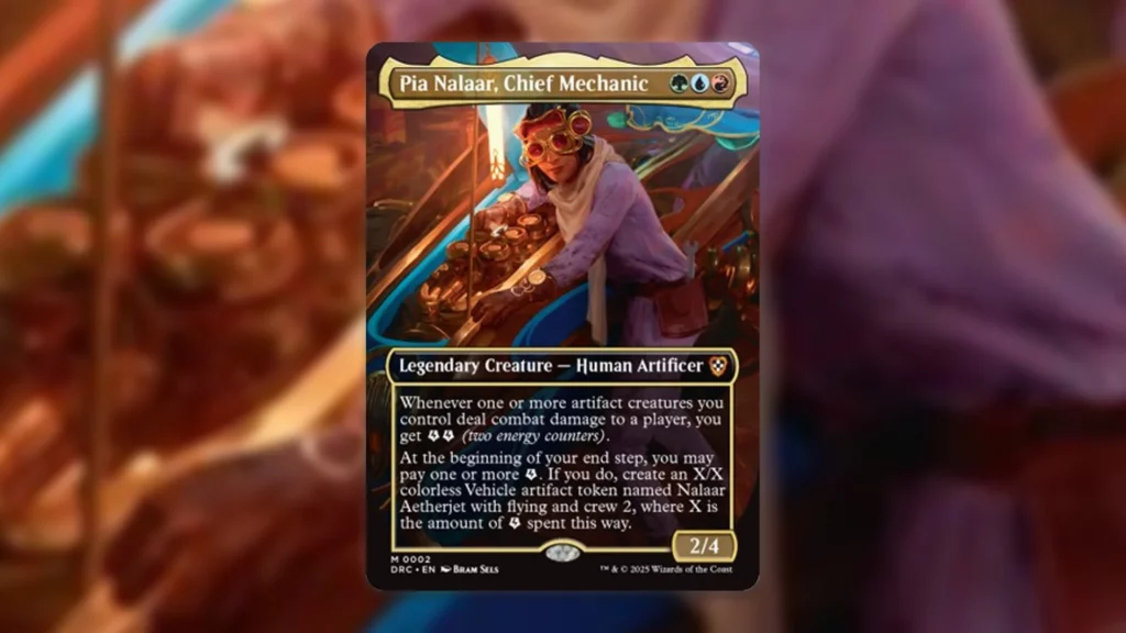 Pia Nalaar, Chief Mechanic