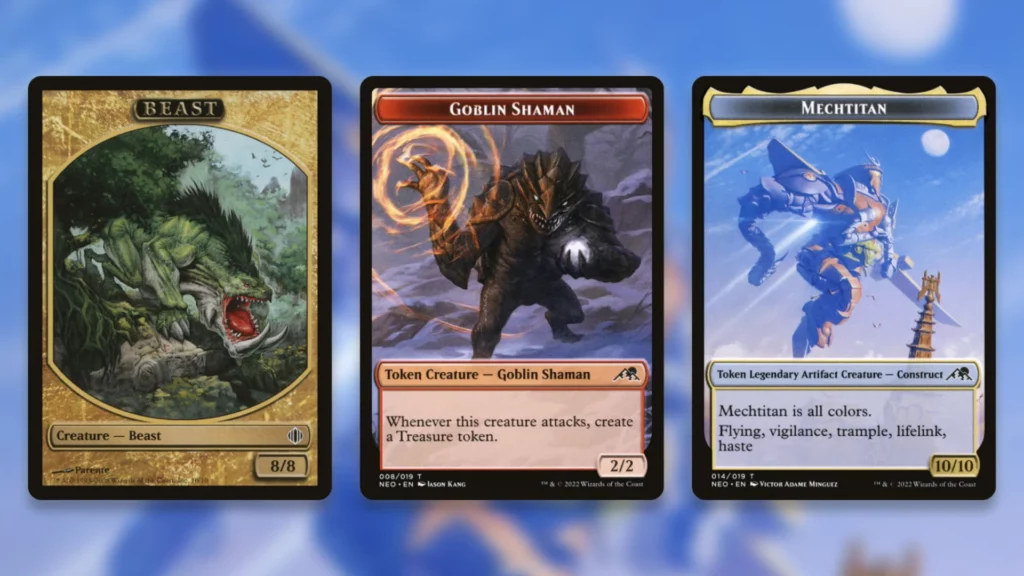 Ad Cards MTG Aetherdrift Tokens